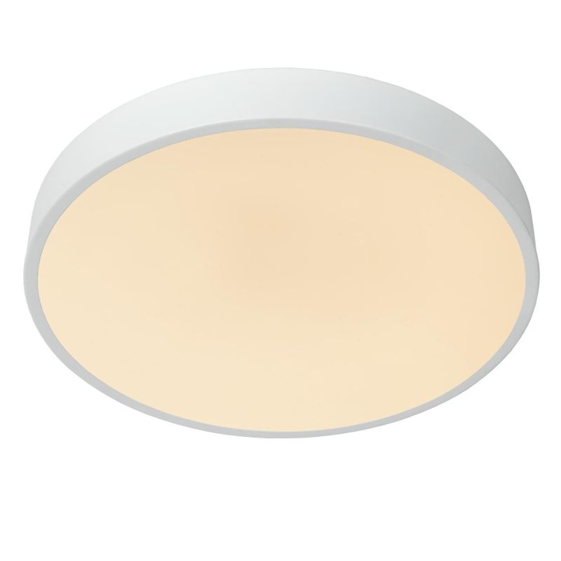 Lucide UNAR - Zapustené stropné svietidlo - Ø 39,5 cm - LED Dim. - 1x24W 2700K - 3 StepDim - Biela
